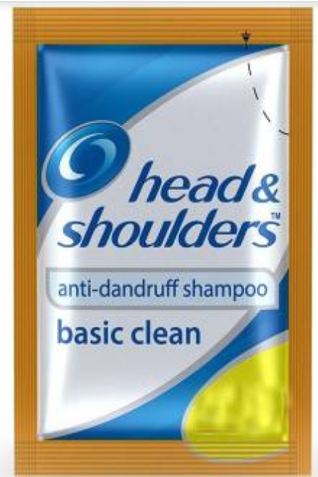 Head and Shoulders shampoo Orange Sachet